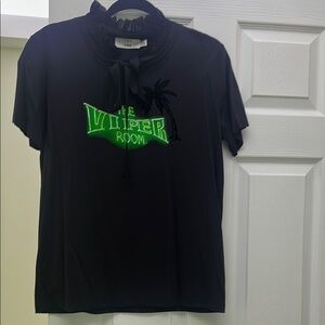 Black T-Shirt with Green Viper Room Logo by Coach !